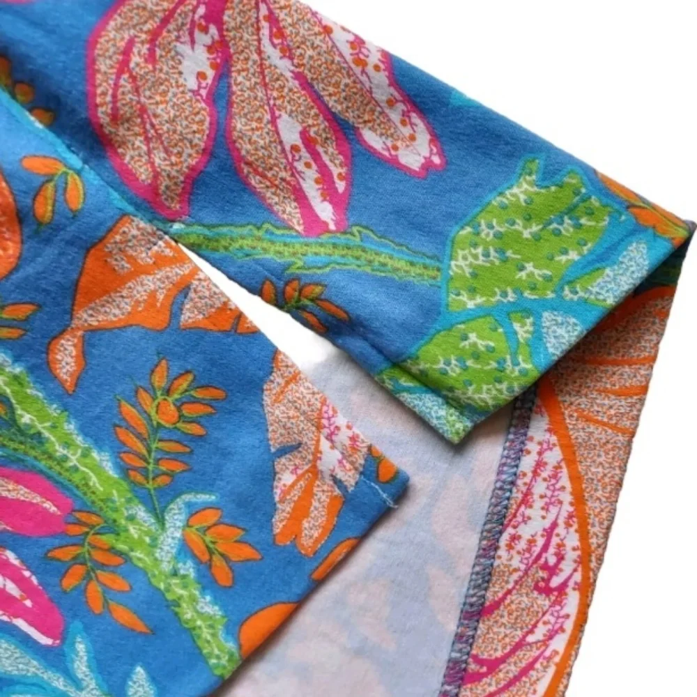 Gretchen Scott Designs Palm Palm Short Size Large NEW NWT Resort Tropical - Picture 6 of 10